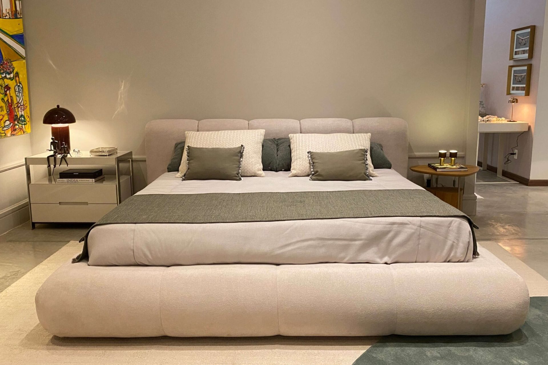 quarto do artista plástico